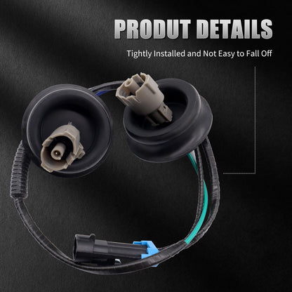 HiSport 12601822 Knock Sensors with Harness Wire - Compatible with Cadillac Escalade ESV EXT CTS Chevry Express 1500 2500 3500 Silverado 1500 2500 3500 Suburban 1500 2500 GMC Savana 1500