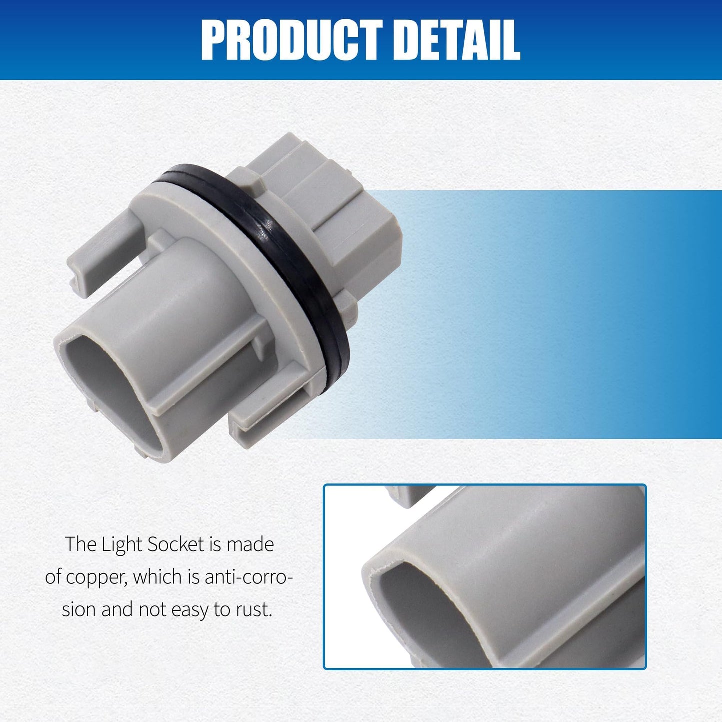 HiSport 262439B91A 2PCS Turn Signal Lamp Light Bulb Socket Holder Compatible with Nissan Altima 2012-2015, Frontier 2012-2016, Maxima 2016, Murano 2015-2016, Pathfinder 2012-2016, Rogue 2014-2016