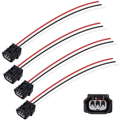 HiSport L4 Ignition Coil Connector Harness Replacement for Honda and Acura 2009-2019,4PCS