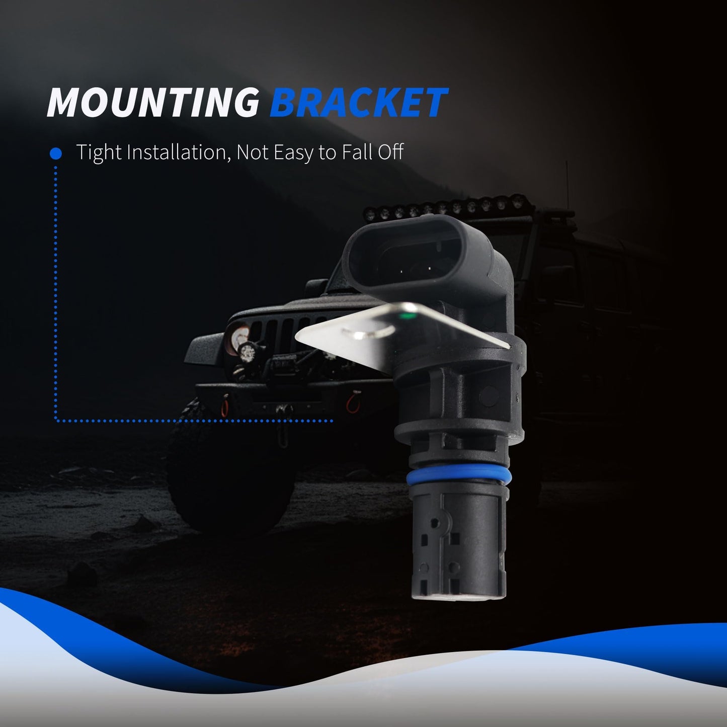 HiSport 12560228 Engine Crankshaft Position Sensor Compatible with Buick Rainier Cadillac CTS Escalade Chevrolet Avalanche GMC Envoy Forward Hummer H2 Isuzu Ascender Pontiac Replacement for 12555566