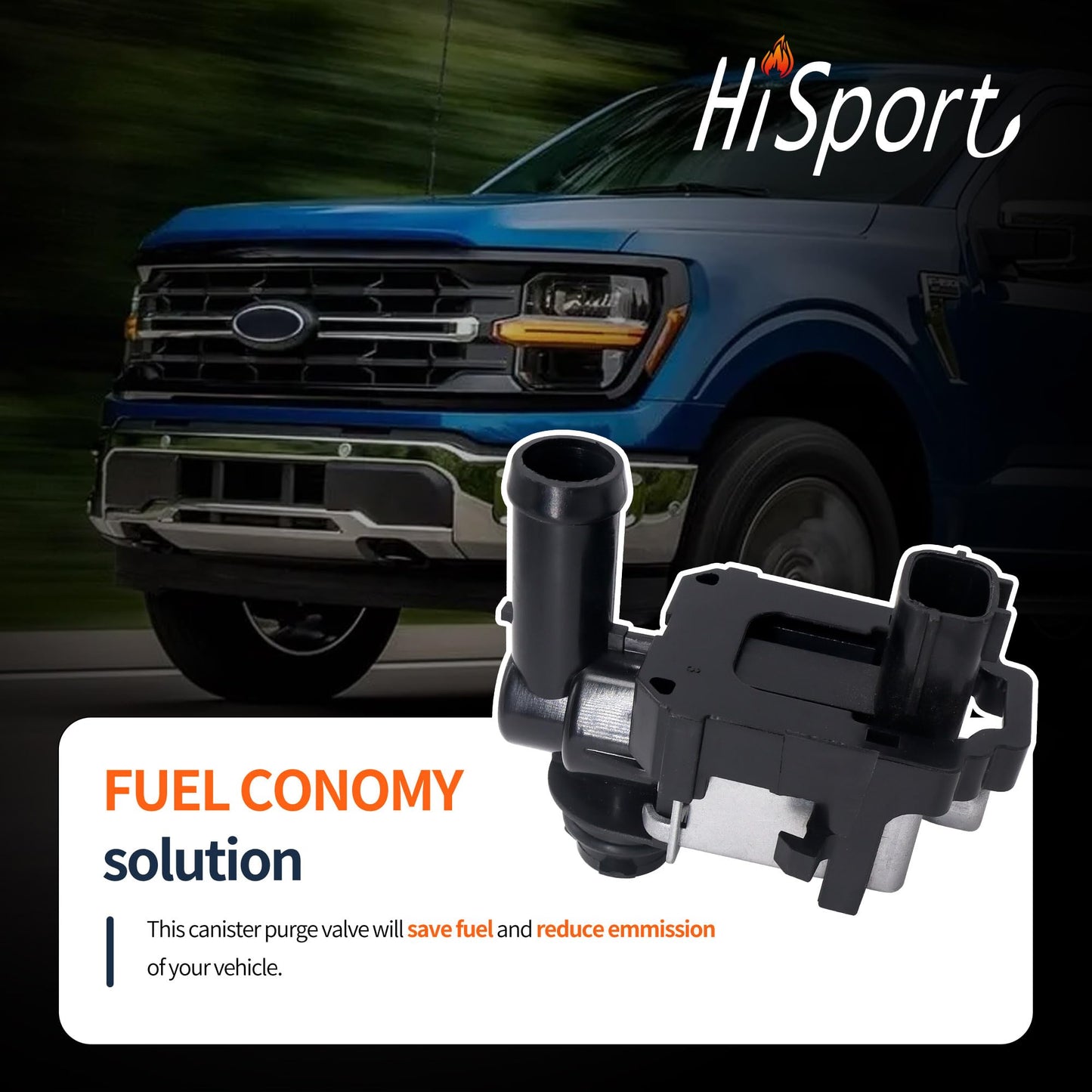 HiSport Vapor Canister Purge Valve Solenoid K5t45786 - Compatible with Infiniti Nissan 2003-2015 - EVAP Vaccum Purge Control Vent Valve 2003-2013 - Replaces 14935-Jf00a 14935-Jf00b