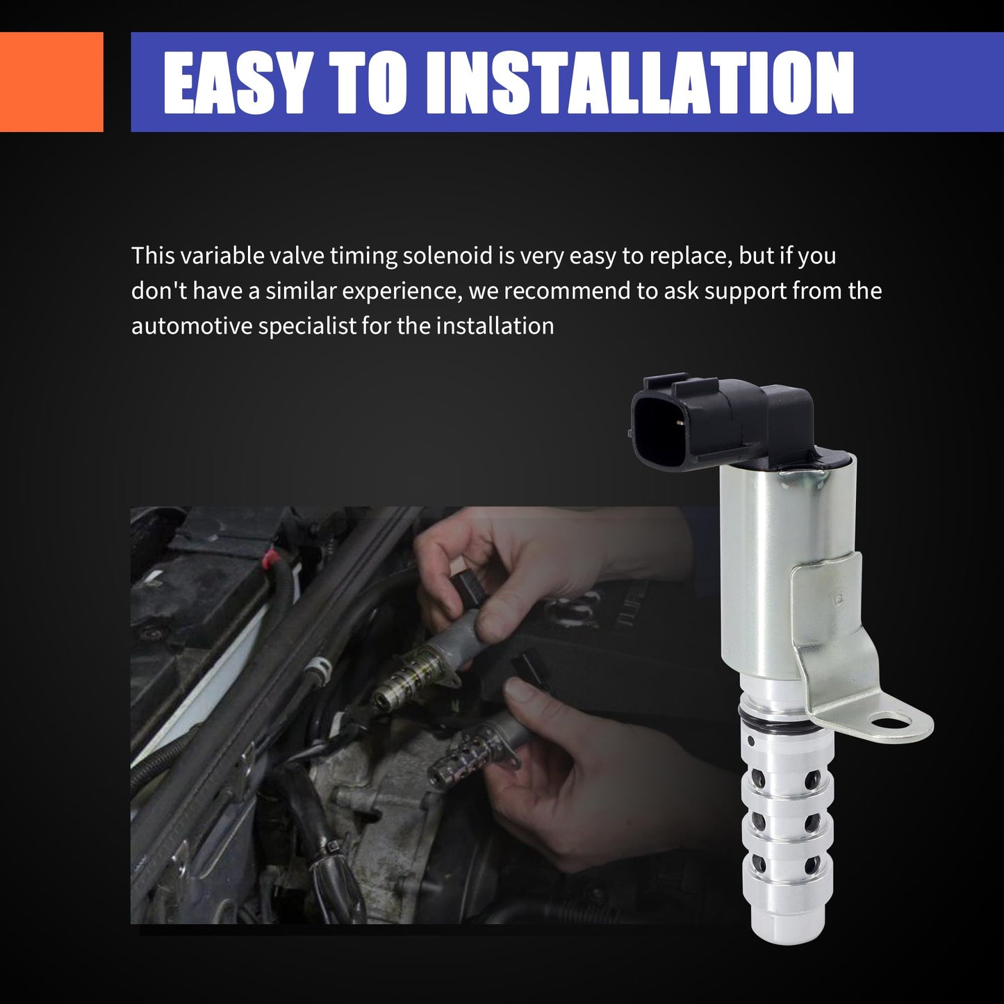 HiSport 918-116 23796EN20A Engine Variable Valve Timing VVT Solenoid Compatible with Nissan Sentra Versa Nv200 Versa Cube 1.8L 1.6L