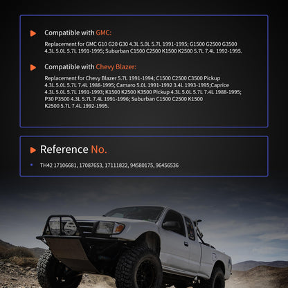 HiSport Throttle Position Sensor TPS 17106681 Replacement for Chevy Truck Chevrolet Daewoo K1500 2500 3500 1991-1995,Compatible with GMC Suburban C1500 C2500 K1500 K2500 5.7L 7.4L 1992-1995