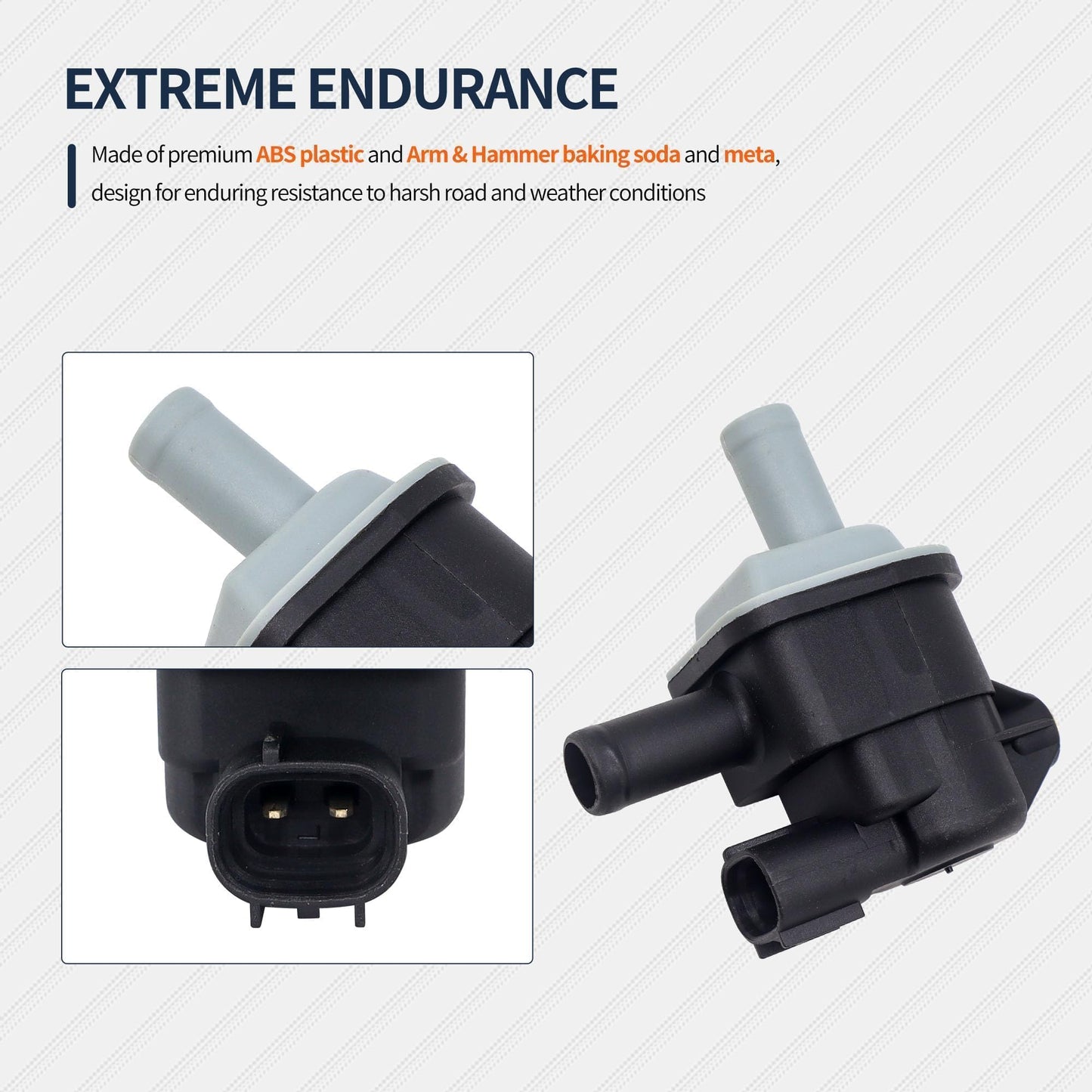 HiSport Vacuum Solenoid Valve Switch - Compatible with Lexus ES250 ES350 GS200T IS200T IS300 LS500 NX200T NX300 NX300H RC200T RX350 Scion FR-S IM Replaces 90910-12283