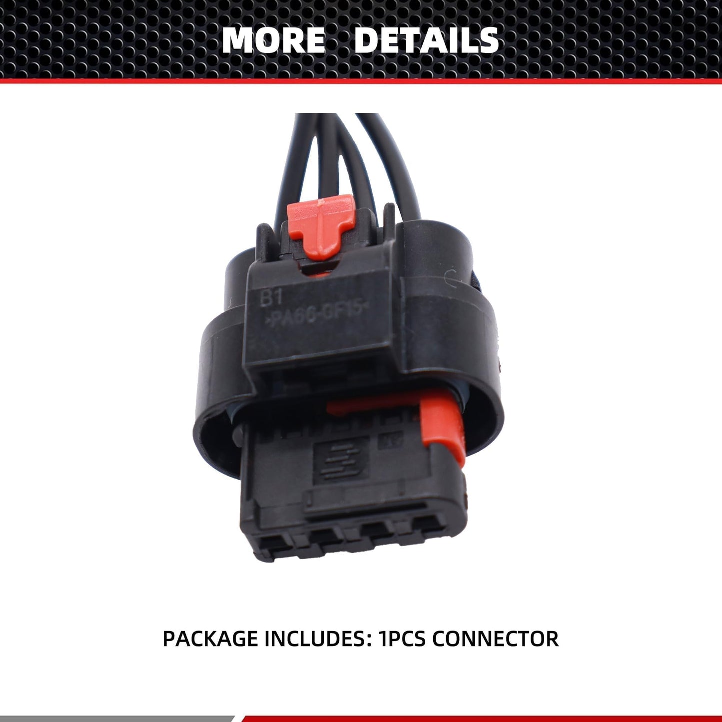 HiSport 68225125AA Radiator Active Grille Shutter Connector Pigtail Plug Wire/Wiring Harness Compatible with Dodge Dart 2013 2014 2015 2016 1.4L 2.0L 2.4L