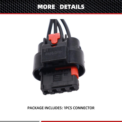 HiSport 68225125AA Radiator Active Grille Shutter Connector Pigtail Plug Wire/Wiring Harness Compatible with Dodge Dart 2013 2014 2015 2016 1.4L 2.0L 2.4L