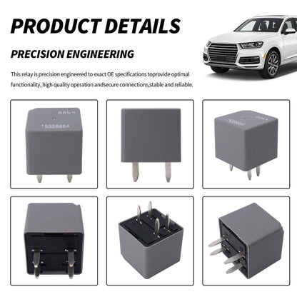 HiSport Relay 15328864 4 Pins 12V A/C Compressor Control Fuse Starter Multi-Purpose Relay Compatible with Chevy GMC GM Buick Replacement for 12193604 96190189 D1741C