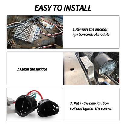 HiSport E8PF12A199AA Ignition Control Module ICM Compatible with American Motors AMX Concord Eagle,Ford E-100 E-150 E-250 E-350,Jeep Cherokee CJ5 CJ7,Lincoln Continental,Mercury Bobcat,VAM Gremlin