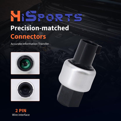 HiSport A/C Clutch Cycle Switch - Compatible with Chevrolet Astro Blazer Express GMC Yukon Topkick Sonoma Pontiac Trans Sport Replaces SW 2962C