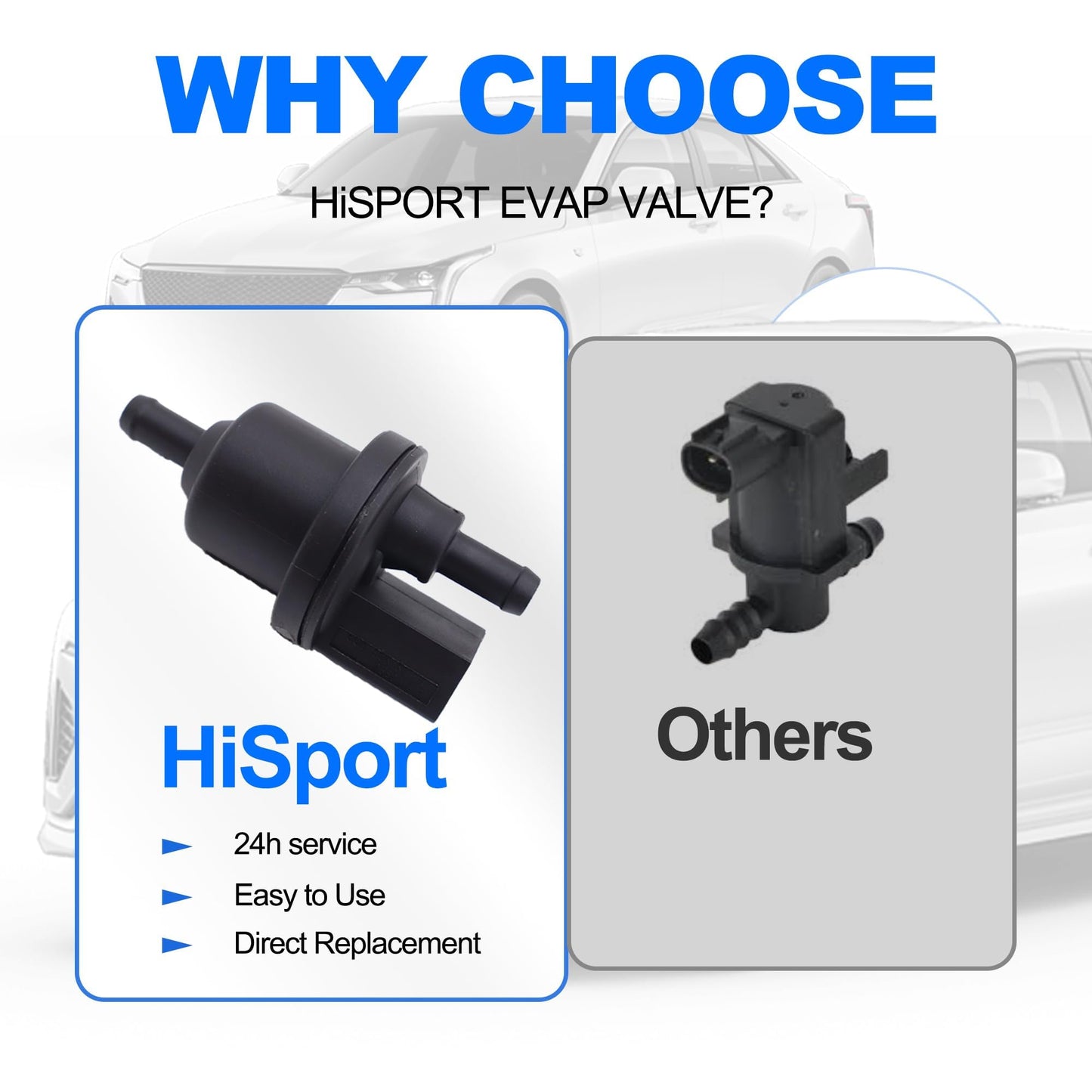 HiSport Canister Purge Valve 0280142353 - Compatible with Audi A4 A6 A8 Allroad2 S4 Tt Porsche Cayenne Volkswagen Beetle Eurovan Golf Jetta Passat Phaeton Touareg 1999-2011 - Replaces 1c0906517a
