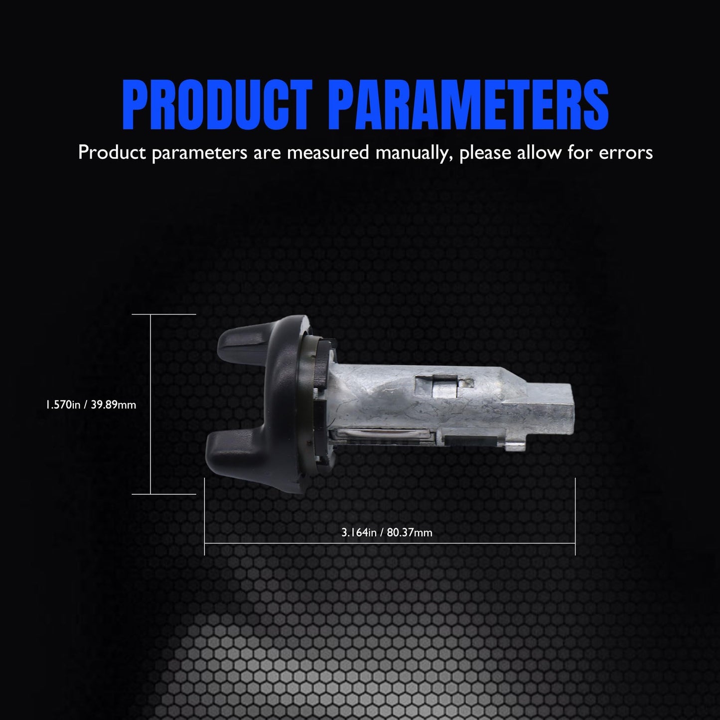 HiSport Ignition Lock Cylinder Compatible with Chevrolet C1500 Pickup,C2500 Pickup,C3500 Pickup,K1500 Pickup,K2500 Pickup,K3500 Pickup;GMC C1500 Pickup,C2500 Pickup,C3500 Pickup,K1500 Pickup 702671