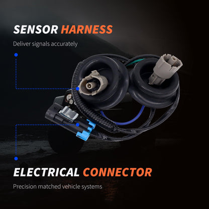 HiSport Ignition Dual Knock Sensor Connectors with Wire Harness Kit 12601822 917-033 Compatible with Chevy Suburban Silverado Avalanche Tahoe & GMC Sierra Yukon & Cadillac, 4.8L 5.3L 6.0L