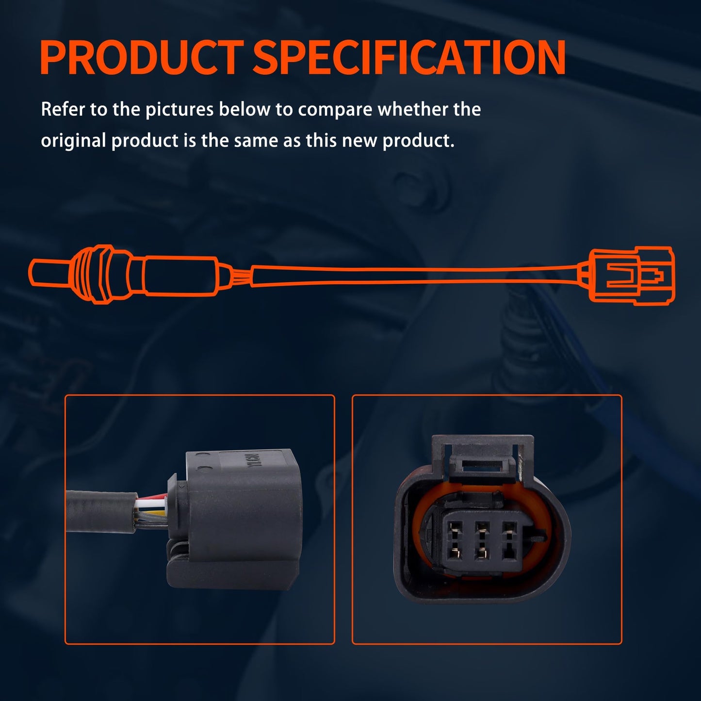 HiSport 250-25087 Oxygen Sensor Upstream Compatible with BMW 118I 2012-2015 550I 2011-2016 GT 2010-2017 650I 2012-2019 750I 750LI 760LI Alpina B6 B7 B7L M5 M6 X5 X6, Mini Cooper Countryman Paceman