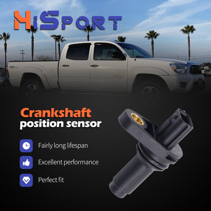 HiSport Crankshaft Position Sensor - Compatible with Infiniti EX35 EX37 FX35 FX37 Nissan 350Z 370Z Altima Renault Safrane Replaces 23731JA10B