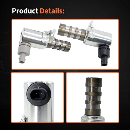 HiSport Engine Variable Valve Timing Solenoid VVT AT4Z6M280A AT4Z6M280B Compatible with Ford F-150, Explorer, Edge, Transit-150/250, Transit-350 HD, Mustang, Taurus, Expedition & Lincoln MKZ, MKX