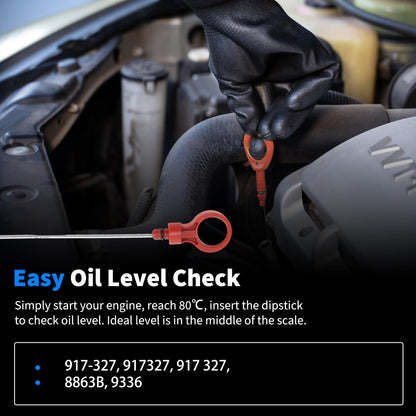 HiSport Transmission Fluid Dipstick - Compatible with Chrysler Jeep Dodge Dip Stick for Checking Oil Tester Tool Replacement 917327