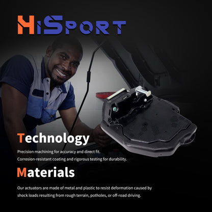 HiSport 931-405 Rear Left Door Latch Lock Actuator Compatible with Toyota Lexus ES300h ES350 GX460 GS200t GS450h Scion xB 4Runner Camry Corolla Highlander Prius RAV4 Replaces 6906006100 69060-33120