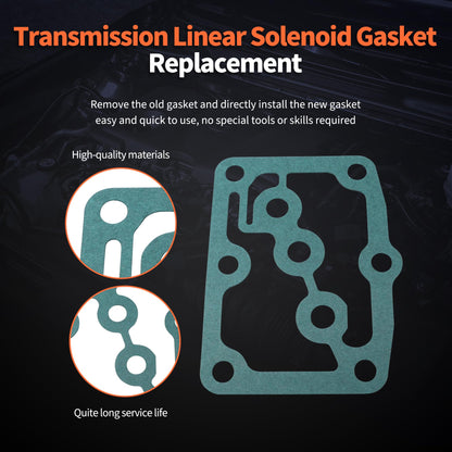 HiSport Transmission Linear Solenoid Gasket with O-Rings Seal Kit - Compatible with Honda Accord 1998-2007 Odyssey 1999-2006 Acura TL 1999-2006 CL 1998-2003 Replaces 28252-PAX-000 91301-PC9-003
