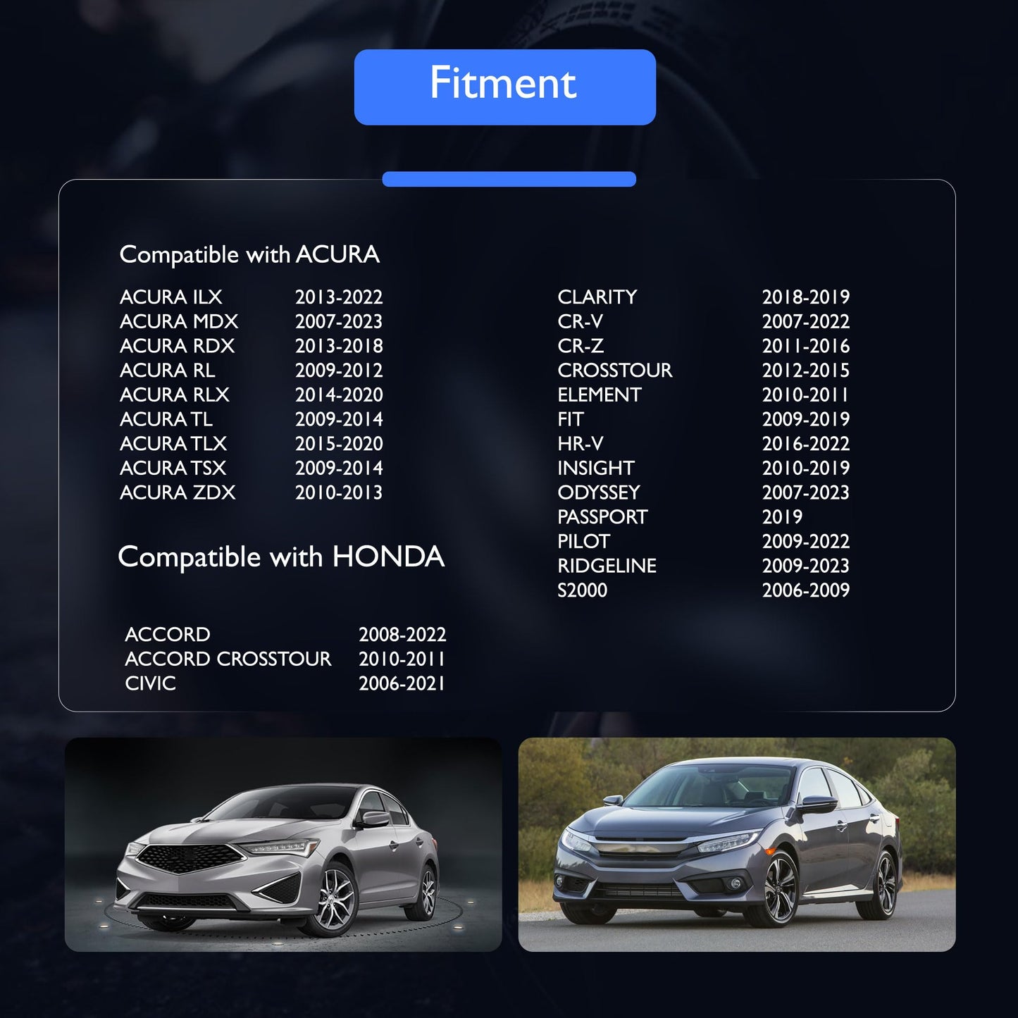 HiSport MAP Manifold Absolute Pressure Sensor - Compatible with Acura Honda Replaces 37830-RNA-A01 079800-7590