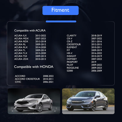 HiSport MAP Manifold Absolute Pressure Sensor - Compatible with Acura Honda Replaces 37830-RNA-A01 079800-7590