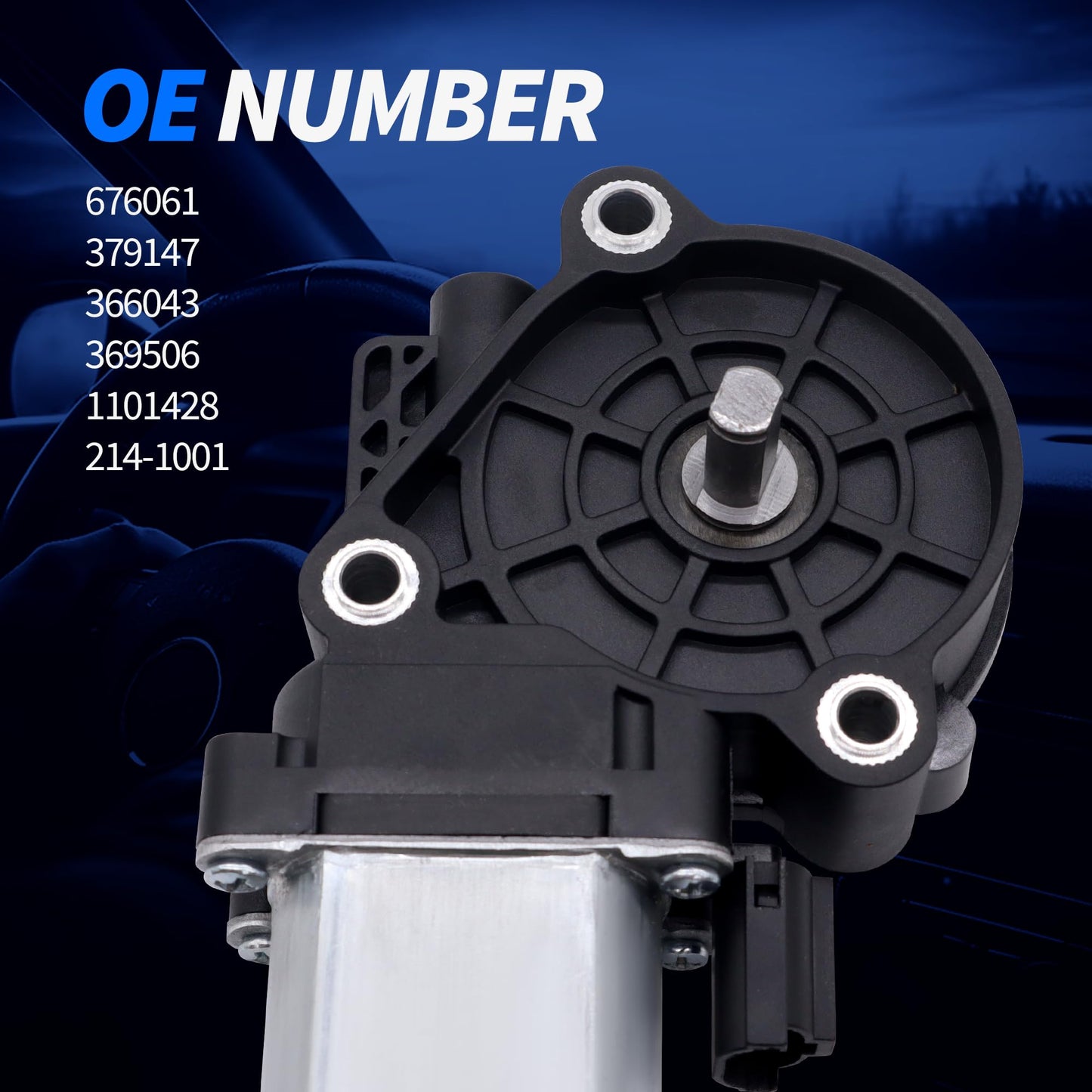 HiSport 676061 RV Stair Entry Step Motor Compatible with Kwikee Step Motor Lippert Components,379147 366043,369506 1101428 214-1001