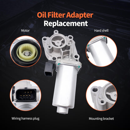 HiSport 600-932 Transfer Case Motor - Compatible with BMW X3 2004-2012 X5 2003-2010 X6 2008-2010 - Replace 27107568267