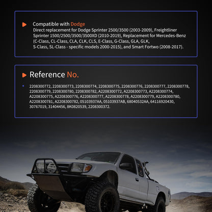 HiSport Engine Intake Manifold AC Evaporator/Interior Temperature Sensor 2 PIN Compatible with Mercedes-Benz C230, C240, C250, C280, C300, E250, E320, 2208300772 8K0820539 05103937AB 68040532AA