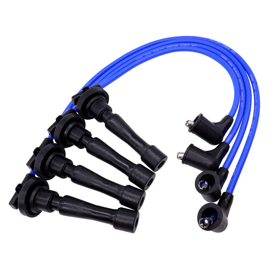 HiSport Car Spark Plug Coil Wires Ignition Coil Harness Cable Compatible with Subaru Forester Impreza Legacy 2004-2011, 22454-AA140 22451-AA940, Pack of 4