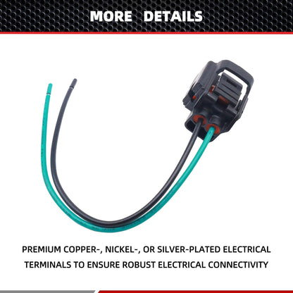 HiSport 88952834 Ambient Air Temperature Sensor Connector Compatible with Cadillac,Dodge, Jaguar, Land Rover, Lexus, Toyota, Chrysler, Mitsubishi, Pontiac, Scion, Subaru, Suzuki Replace 88953308