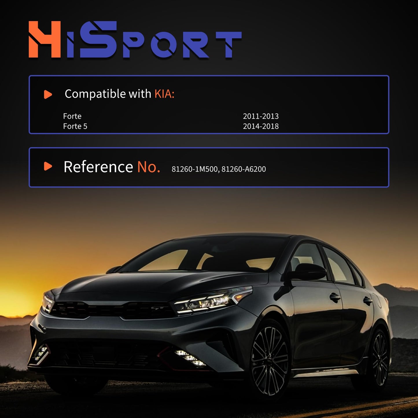 HiSport Rear Trunk Tailgate Rear Door Switch - Compatible with Kia Forte Forte5 Replaces 81260-1M500 81260-A6200