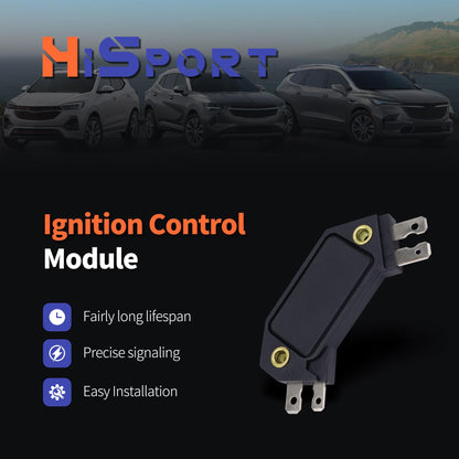 HiSport Ignition Control Module - Compatible with Jeep GMC Lancia Replaces 10482820 1875990 19180771 D1906 DS10071 DR100