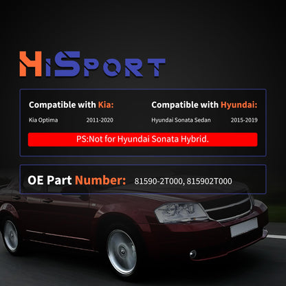 HiSport Fuel Door Lock Actuator 81590-2T000 Compatible with Hyundai Sonata 2015-2019 Relacement for Kia Optima 2011-2020