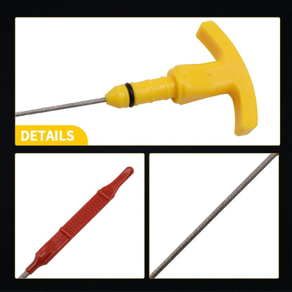 HiSport Engine Oil Dipstick - Compatible with Hyundai Elantra Tucson Sonata Kia Forte Forte5 Optima Soul Dip Stick for Checking Oil Replacement 26611-2E021