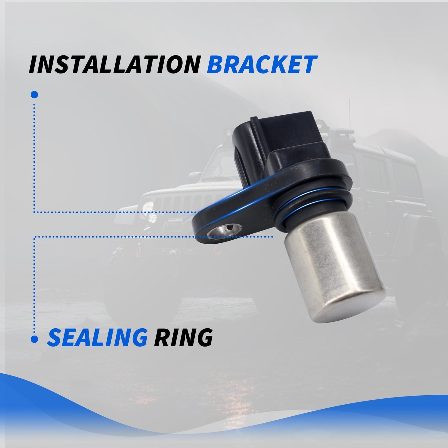 HiSport 9008019009 Engine Crankshaft Position Sensor Compatible with Lexus ES300 1994-2003 ES330 2004-2006 RX300 1999-2003 RX330 2004-2006 RX400H, Toyota Avalon Sienna Camry Highlander Solara