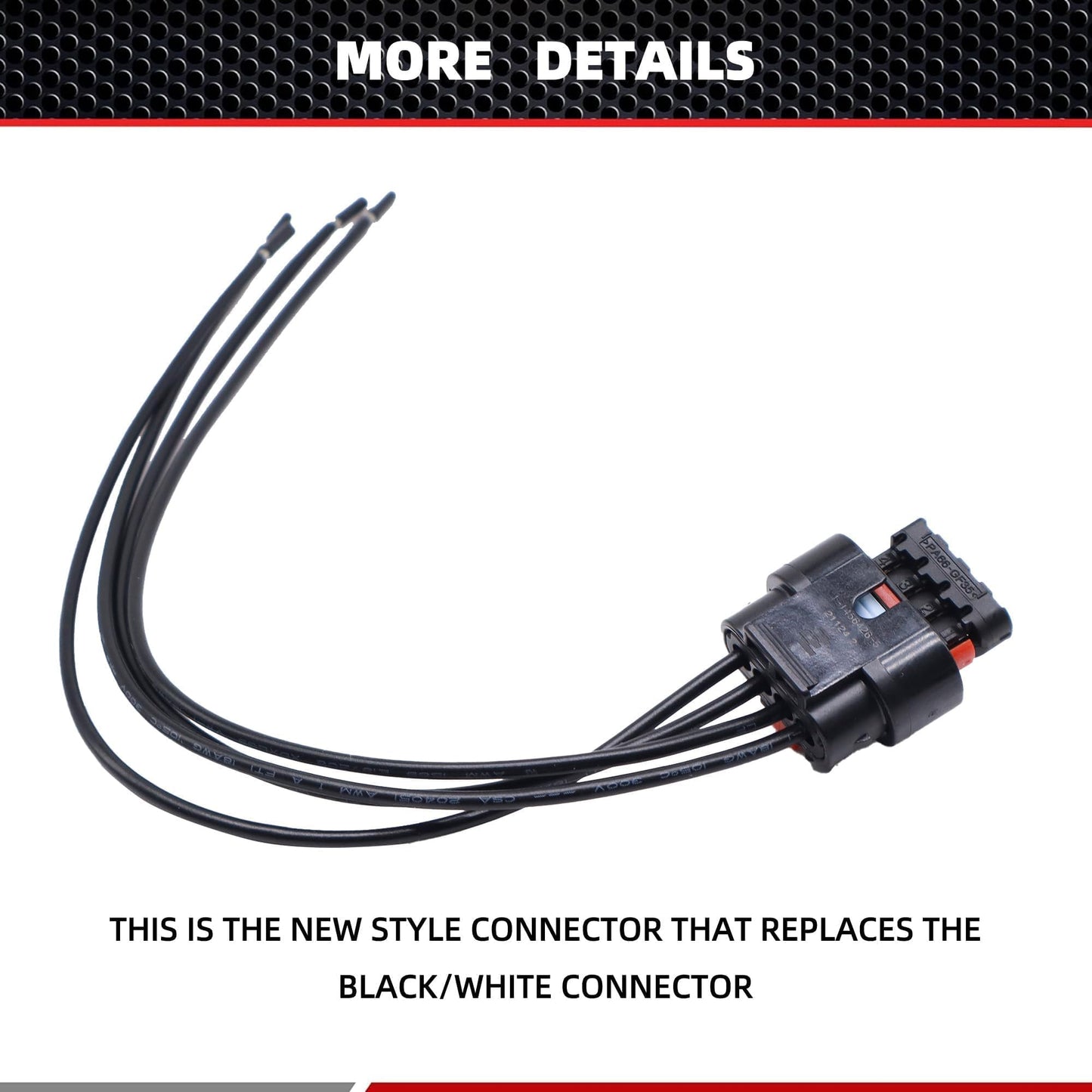 HiSport 68225125AA Radiator Active Grille Shutter Connector Pigtail Plug Wire/Wiring Harness Compatible with Dodge Dart 2013 2014 2015 2016 1.4L 2.0L 2.4L