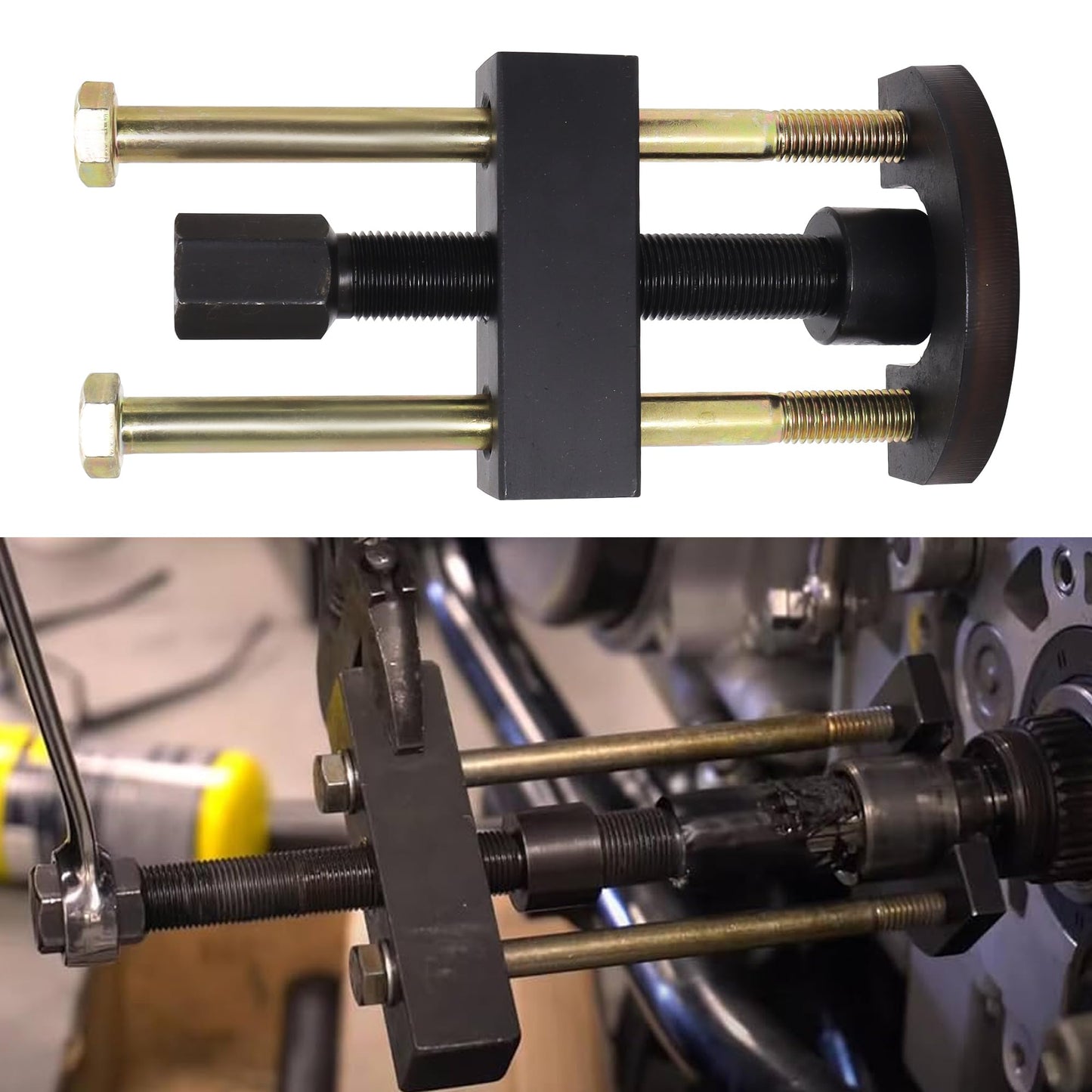 HiSport 34902-84 Transmission Mainshaft Inner Bearing Race Tool - Compatible with Harley Big Twins 1984-present Motorcycle Bearing Removal Installation Kit Installer Puller