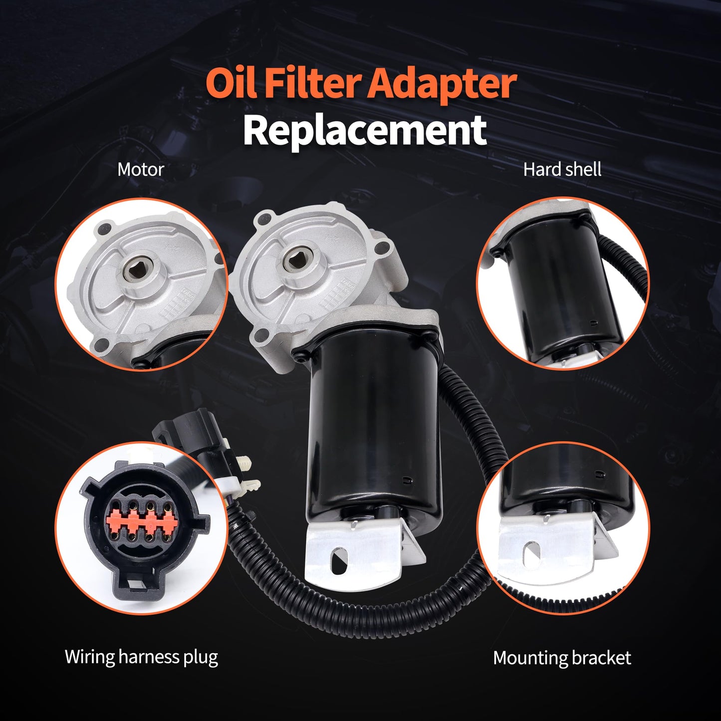 HiSport 600-807 Transfer Case Motor - Compatible with Mazda B2300 1995-1997 B2500 1998-2001 B3000 1995-2003 B4000 1995-2004 Compatible with Ford Explorer Sport 2003 Explorer Sport Trac 2003-2005