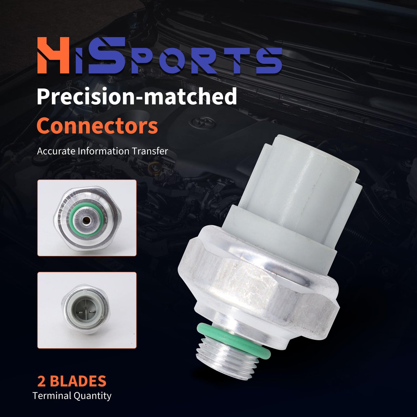 HiSport HVAC Binary Switch - Compatible with Acura CL EL Integra RSX Honda Accord Civic CR-V Replaces SW 10000C