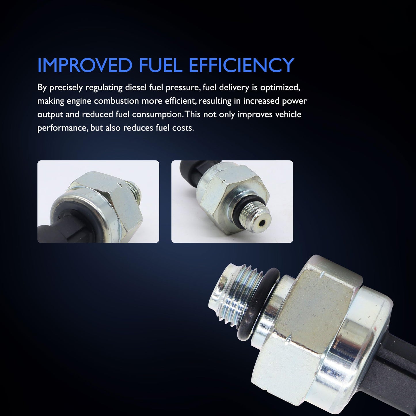 HiSport Injection Control Pressure Sensor 6.0L - Compatible with Ford E-350 Super Duty Excursion F-250 Super Duty F-350 Super Duty F-450 Super Duty F-550 Super Duty - Replace 1845274CP2