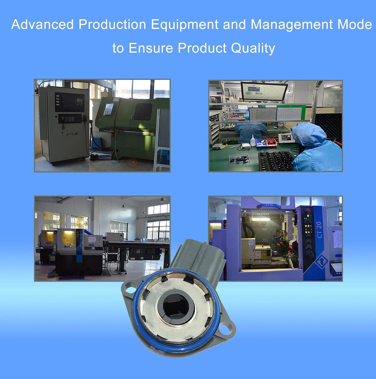 Throttle Position Sensor TPS274 Compatible with Ford Mercury Mazda Escape EcoSport Focus Ecosport Mondeo Ranger B2300 Tribute Mariner 2.3L L4