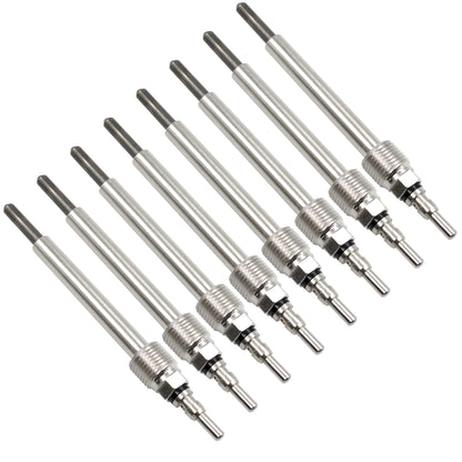HiSport Diesel Glow Plugs Set 4C3Z-12A342-AA 8Pcs - Compatible with 2004-2010 Ford Pickup Van Excursion 6.0L Powerstroke - Replaces ZD-13