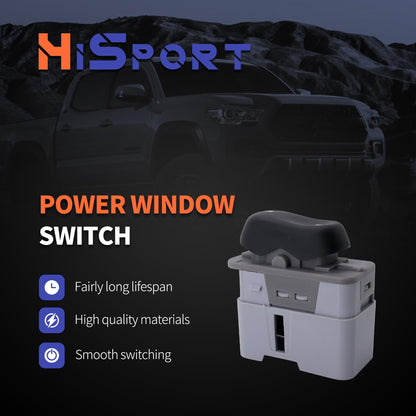 HiSport F65Z14529AAA Power Window Switch - Compatible with Ford Expedition F-150 F-250 F-350 F-450 F-550 Super Duty Lincoln Navigator Blackwood 1997-2001 Not Front Left Side