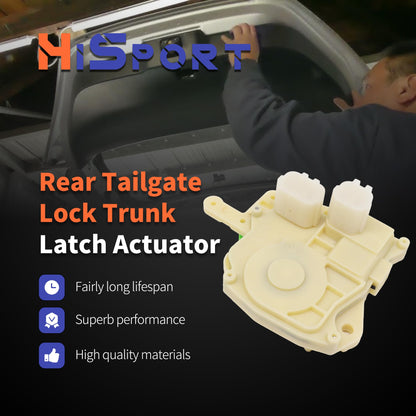 HiSport Rear Tailgate Boot Lock Latch Catch Actuator 72115S5AA01 Compatible with Honda CRV 2001-2006 Beige Plastic Metal