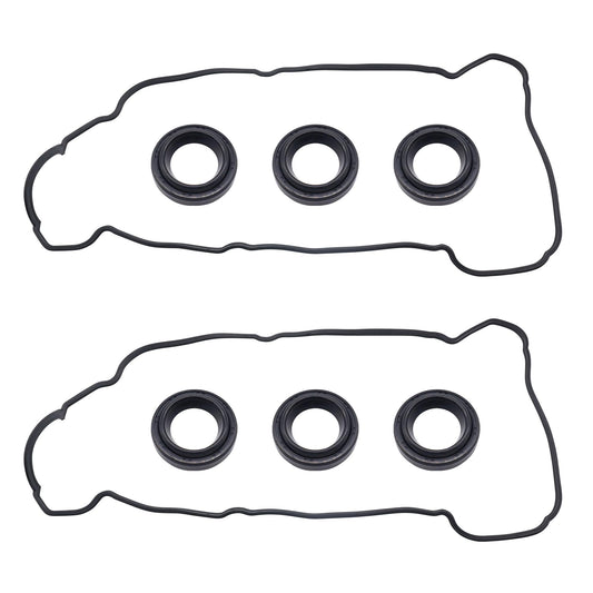HiSport VS50471R Valve Cover Gasket Set - Compatible with Lexus Es300 1994-1998 Compatible with Toyota Avalon 1995-2000 Camry 1994-2003 Sienna 1998-2001 Solara 1999-2003 3.0L