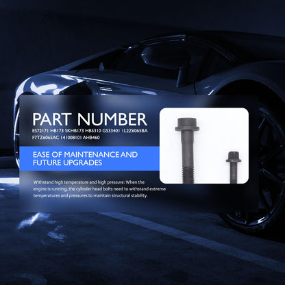 HiSport Engine Cylinder Head Bolt Set - Compatible with Ford Ranger Explorer Explorer Sport Trac Mustang Compatible with Mazda B4000 Compatible with Mercury Mountaineer - Replace ES72171