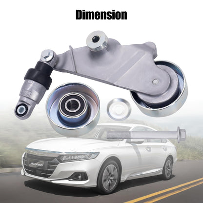 HiSport 39092 Drive Belt Tensioner Assembly with Pulley Compatible with Honda Odyssey 2005-2010, Pilot(06-08 FWD) 2006-2011 Accord Crosstour 2010, Accord 2008-2010, Only for V6