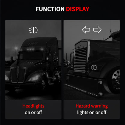 HiSport Turn Signal Combination Switch - Compatible with Kenworth Replace 01481376 480836 577.59006