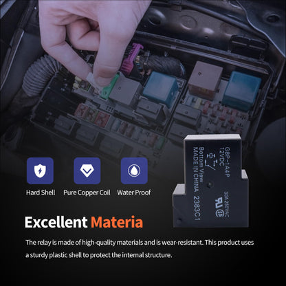 HiSport G8P-1A4P Fully-Sealed PCB Relay 30A 250VAC 12VDC 4-Pin SPST Compatible with PC Board or Panel-Mounted Applications, Solve F01 Code Problem of Dryer and Cooling Fan Failures & P0641/B1455