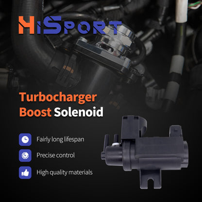 HiSport Turbocharger Boost Solenoid - Compatible with 135i 228i 320i 328i 335i 428i 528i 535i 550i 640i 650i 740i 740Li 750i 750Li 760Li X1 X3 X4 X5 X6 Z4 3.0L 2.0L 4.4L 6.0L - Replace 11747626351
