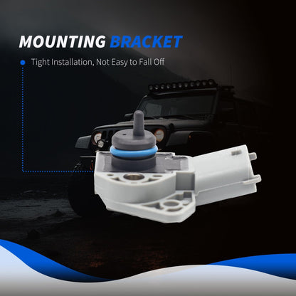 HiSport 0261230110 Fuel Pressure Sensor Compatible with Volvo S60 2001-2009, S80 2004-2010, V70 2001-2007, XC70 2003-2010, XC90 2003-2011 Replace 31272730